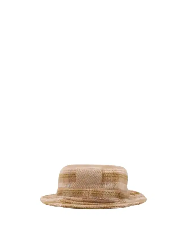 God's True Cashmere x Nick Fouquet Men's Tartan Cashmere Bucket Hat