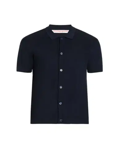 Orlebar Brown Men's Tiernan Mercerized Pique Button-Down Shirt | Thumbnail 1
