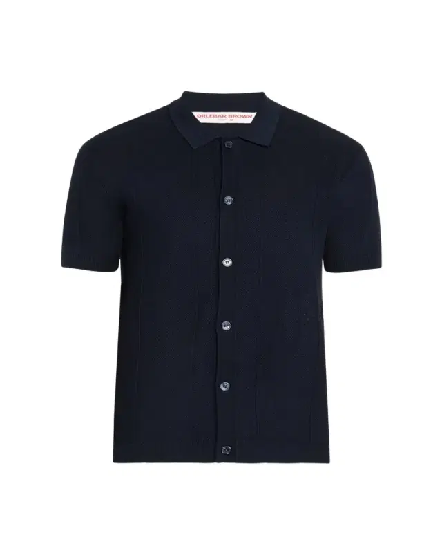 Men's Tiernan Mercerized Pique Button-Down Shirt