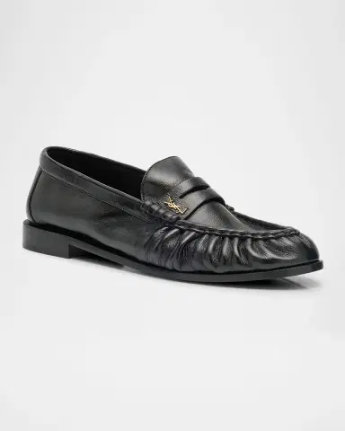 Saint Laurent Men's Le Loafer 15 Cassandre Moccasin Penny Loafers | Thumbnail 7 Saint Laurent Men's Le Loafer 15 Cassandre Moccasin Penny Loafers | Thumbnail 7