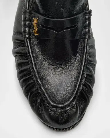Saint Laurent Men's Le Loafer 15 Cassandre Moccasin Penny Loafers | Thumbnail 10 Saint Laurent Men's Le Loafer 15 Cassandre Moccasin Penny Loafers | Thumbnail 10
