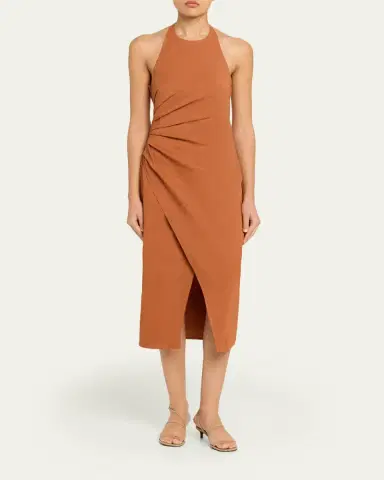 A.L.C. Sylvie Halter Midi Dress | Thumbnail 6