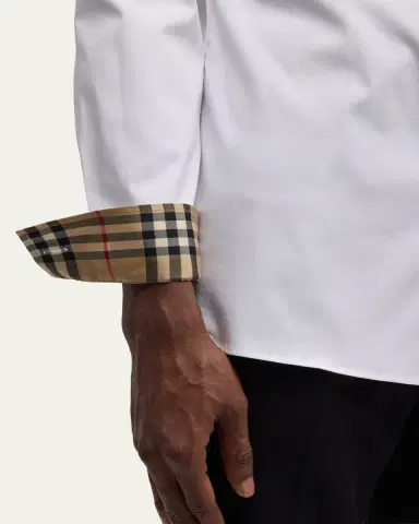 Burberry Men's Sherfield Sport Shirt | Thumbnail 5