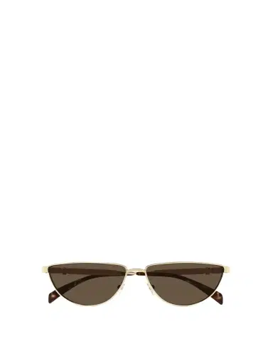 Alexander McQueen Skull Logo Metal Cat-Eye Sunglasses | Thumbnail 1 Alexander McQueen Skull Logo Metal Cat-Eye Sunglasses | Thumbnail 1