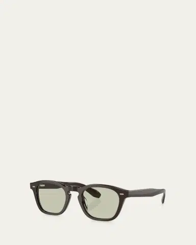 Oliver Peoples Keyhole Acetate Round Optical Glasses | Thumbnail 2