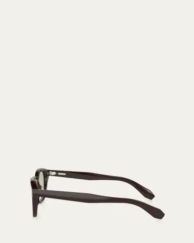 Oliver Peoples Keyhole Acetate Round Optical Glasses | Thumbnail 3