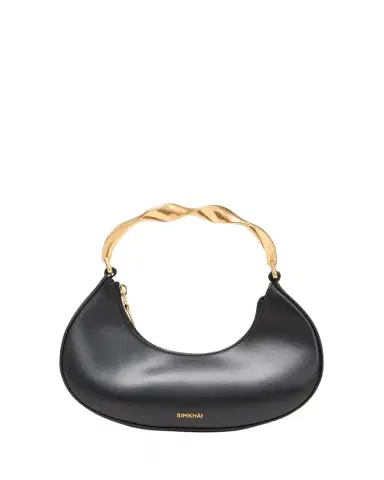 Simkhai Nixi Twist Leather Top-Handle Bag | Thumbnail 1 Simkhai Nixi Twist Leather Top-Handle Bag | Thumbnail 1