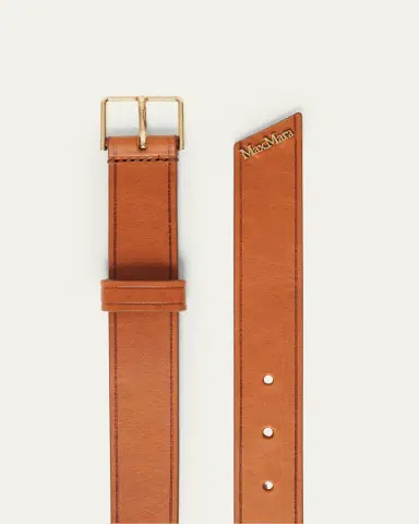 Max Mara Wavenlea Leather Belt | Thumbnail 2