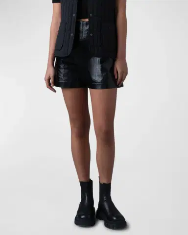 Mackage Dava Paneled Patent Leather Shorts | Thumbnail 3 Mackage Dava Paneled Patent Leather Shorts | Thumbnail 3