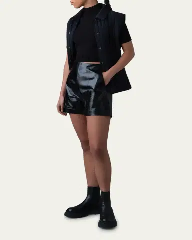 Mackage Dava Paneled Patent Leather Shorts | Thumbnail 9 Mackage Dava Paneled Patent Leather Shorts | Thumbnail 9