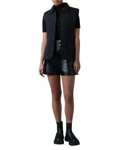 Mackage Dava Paneled Patent Leather Shorts | Thumbnail 1 Mackage Dava Paneled Patent Leather Shorts | Thumbnail 1