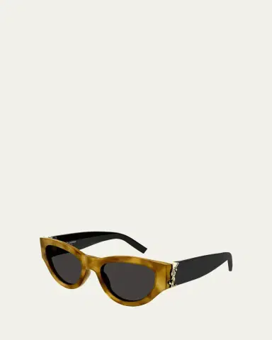 Saint Laurent YSL Acetate Cat-Eye Sunglasses | Thumbnail 2 Saint Laurent YSL Acetate Cat-Eye Sunglasses | Thumbnail 2