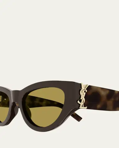 Saint Laurent YSL Acetate Cat-Eye Sunglasses | Thumbnail 4 Saint Laurent YSL Acetate Cat-Eye Sunglasses | Thumbnail 4
