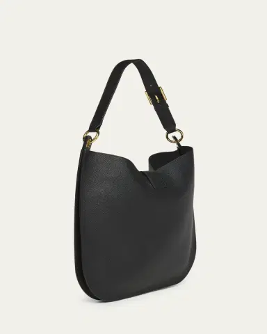 Tom Ford Tara Large Hobo Crossbody in Grained Leather | Thumbnail 3 Tom Ford Tara Large Hobo Crossbody in Grained Leather | Thumbnail 3