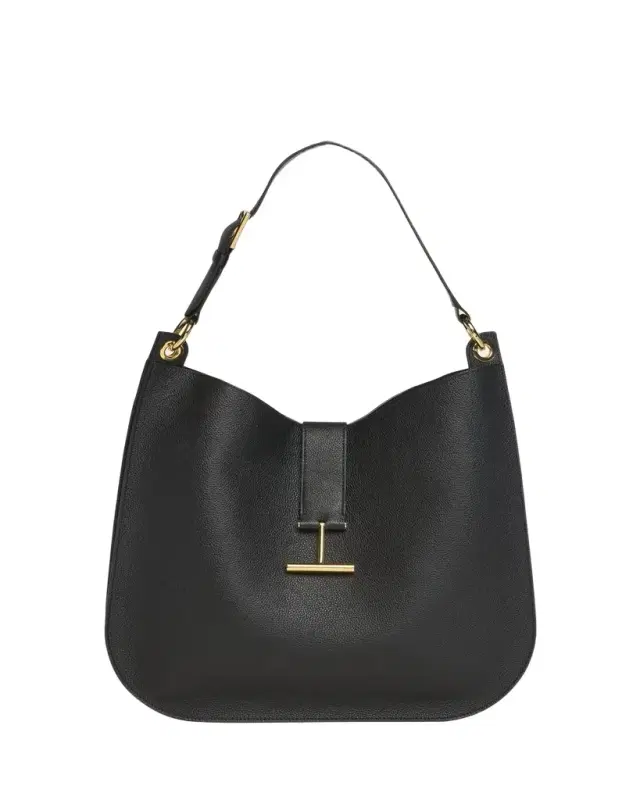 Tara Large Hobo Crossbody in Grained Leather