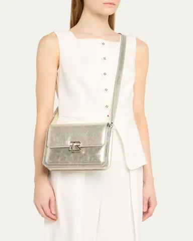 Ralph Lauren Collection RL 888 Metallic Leather Crossbody Bag | Thumbnail 2 Ralph Lauren Collection RL 888 Metallic Leather Crossbody Bag | Thumbnail 2