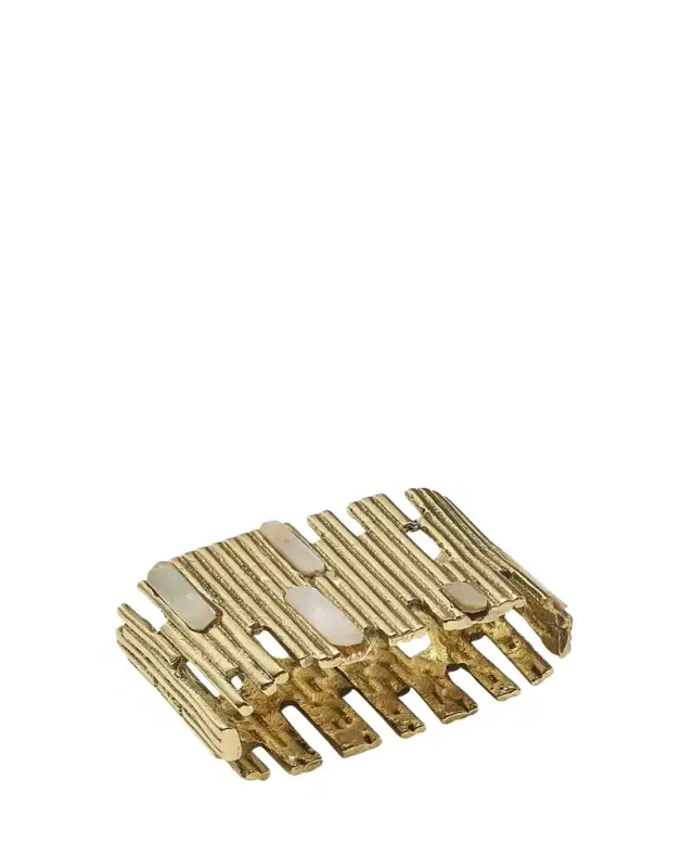 Gold Matrix Napkin Ring