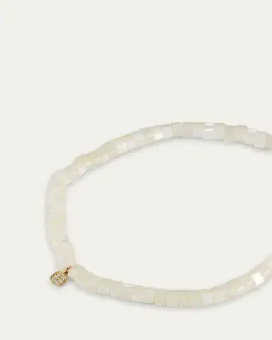 Sydney Evan Enamel Charm Clear Beaded Bracelet | Thumbnail 4