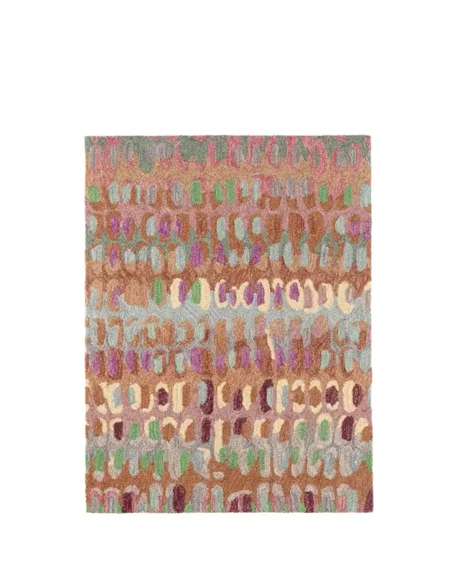 Paint Chip Clay Micro-Hooked Rug, 6'x 9'