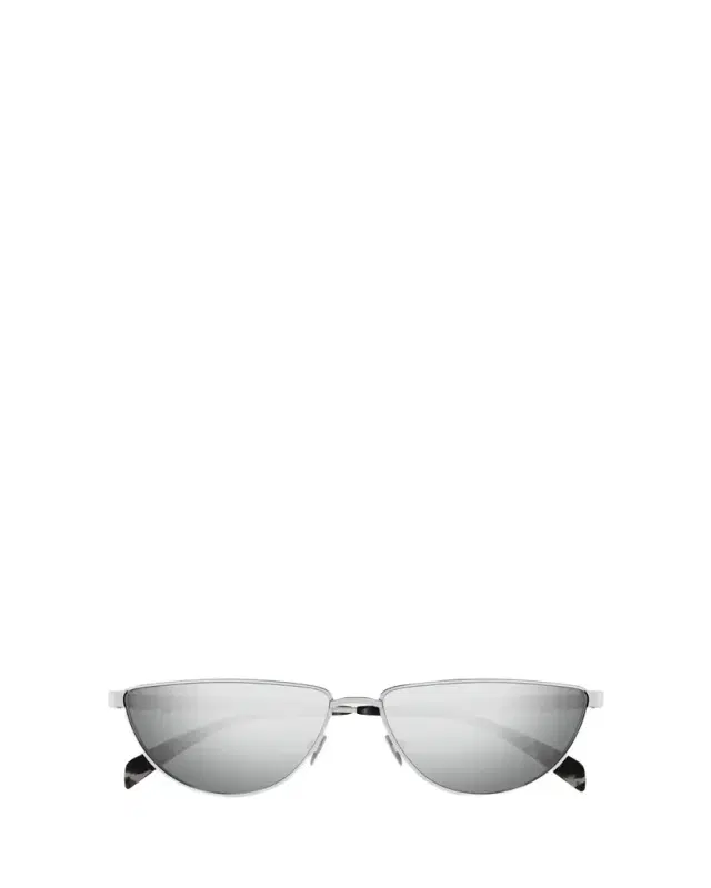 Mirrored Metal Cat-Eye Sunglasses