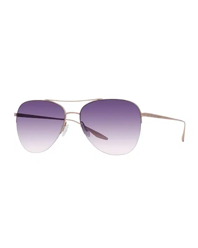 Barton Perreira Chevalier Titanium Aviator Sunglasses