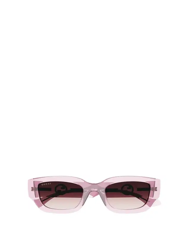 GG Logo Plastic Rectangle Sunglasses