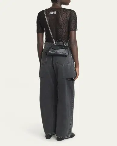 Maison Margiela Snatched Micro Asymmetric Top-Handle Bag | Thumbnail 5