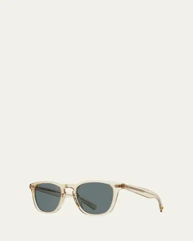 Garrett Leight Men's Brooks x Sun Keyhole-Bridge Square Sunglasses | Thumbnail 2