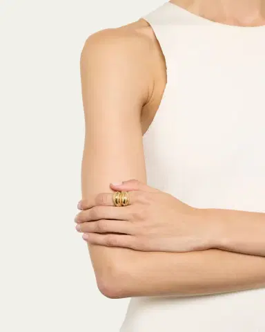 Pamela Zamore 18K Yellow Gold EOS Hug Ring | Thumbnail 2