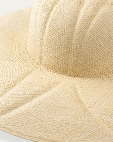 Barbisio Dalila Straw Large-Brim Hat | Thumbnail 3