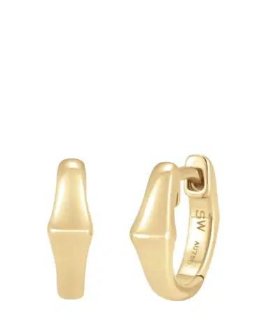 SARA WEINSTOCK 18K Yellow Gold Lucia Huggie Earrings | Thumbnail 1 SARA WEINSTOCK 18K Yellow Gold Lucia Huggie Earrings | Thumbnail 1