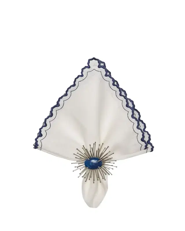 Kim Seybert Arches Embroidered Napkin