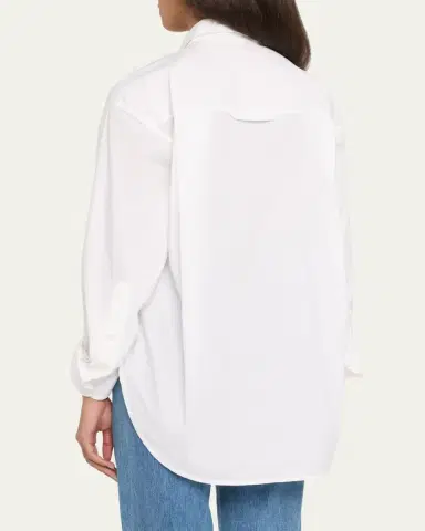Citizens of Humanity Kayla Button-Front High-Low Shirt | Thumbnail 3 Citizens of Humanity Kayla Button-Front High-Low Shirt | Thumbnail 3