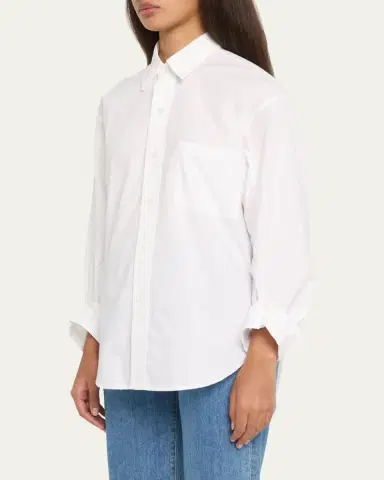 Citizens of Humanity Kayla Button-Front High-Low Shirt | Thumbnail 4 Citizens of Humanity Kayla Button-Front High-Low Shirt | Thumbnail 4