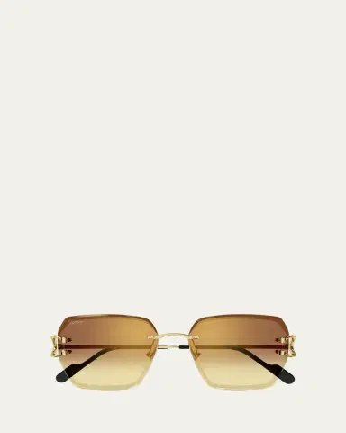 Cartier Rimless Metal Butterfly Sunglasses | Thumbnail 3 Cartier Rimless Metal Butterfly Sunglasses | Thumbnail 3