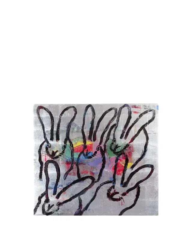 Hunt Slonem Color Burst Bunnies Placemat
