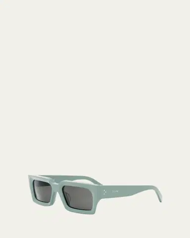 Celine Men's 3-Dot Acetate Rectangle Sunglasses | Thumbnail 4 Celine Men's 3-Dot Acetate Rectangle Sunglasses | Thumbnail 4