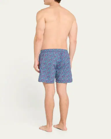 Charvet X Thorsun Men's Dotted Checks Swim Shorts | Thumbnail 3 Charvet X Thorsun Men's Dotted Checks Swim Shorts | Thumbnail 3