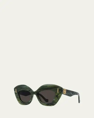 Loewe Anagram Acetate Butterfly Sunglasses | Thumbnail 2