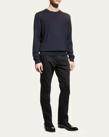 Zegna Men's Cashmere Crewneck Sweater | Thumbnail 2