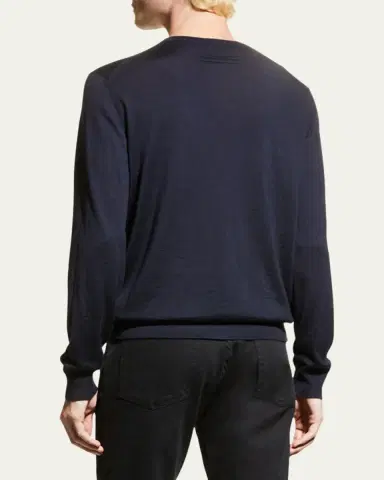 Zegna Men's Cashmere Crewneck Sweater | Thumbnail 3