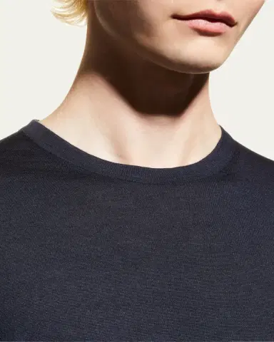 Zegna Men's Cashmere Crewneck Sweater | Thumbnail 5