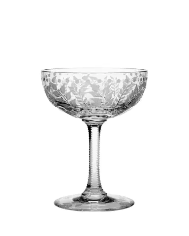 William Yeoward Crystal Fern Champagne Coupe Glass, 6 oz. | Thumbnail 1 William Yeoward Crystal Fern Champagne Coupe Glass, 6 oz. | Thumbnail 1