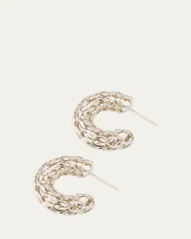 Bottega Veneta Crochet Earrings | Thumbnail 3