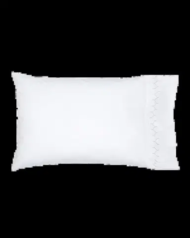 John Robshaw Stitched 300 Thread Count Pillowcases Set of 2, King | Thumbnail 2