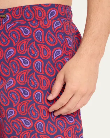 Charvet X Thorsun Men's Large Paisley Swim Shorts | Thumbnail 4 Charvet X Thorsun Men's Large Paisley Swim Shorts | Thumbnail 4