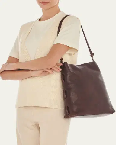 Il Bisonte Snodo Knot Leather Shoulder Bag | Thumbnail 2