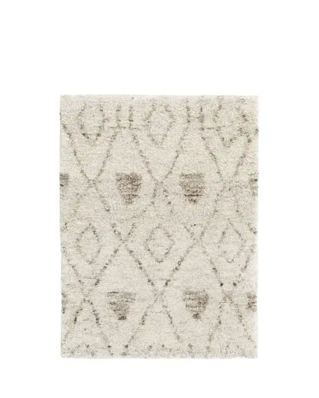 Masinissa Natural Hand-Knotted Rug, 6'x 9'