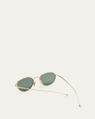 Thom Browne Men's Titanium Round Sunglasses | Thumbnail 3