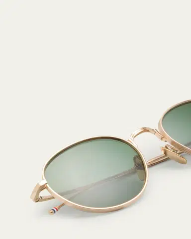 Thom Browne Men's Titanium Round Sunglasses | Thumbnail 5